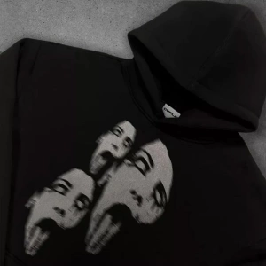 Cupla Unisex Triple Scream Sweatshirt Siyah