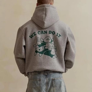 Cupla Unisex We Can Do It Sweatshirt Gri