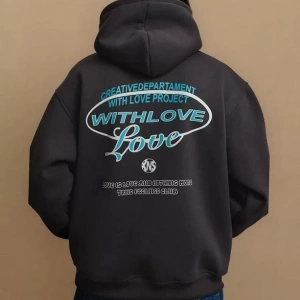 Cupla Unisex with Love Sweatshirt Gri