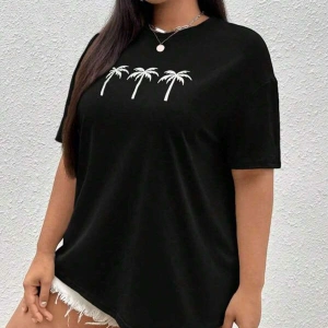 Damla Omuz Yazılı Nakışlı Üst