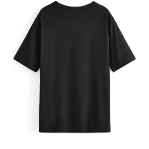 Damla Omuz Yazılı Nakışlı Üst