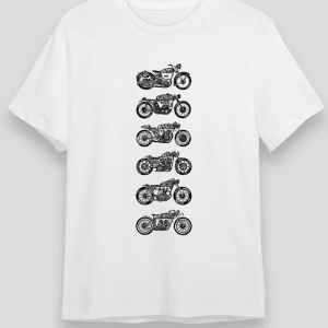 Dandy Beyaz Unisex Tişört T-Shirt