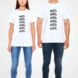 Dandy Beyaz Unisex Tişört T-Shirt