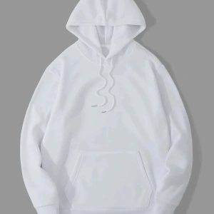 Darkness Beyaz Oversize Unisex Kapüşonlu Sweatshirt Hoodie