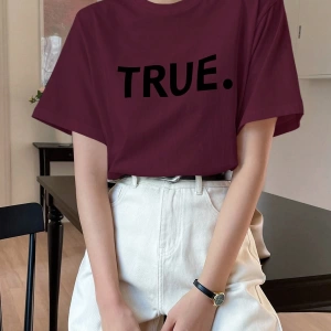 DAZY Harfli Grafik Tişört