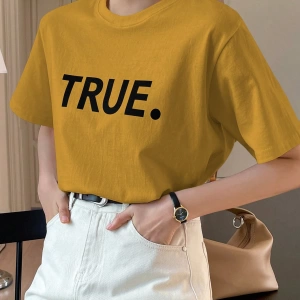 DAZY Harfli Grafik Tişört