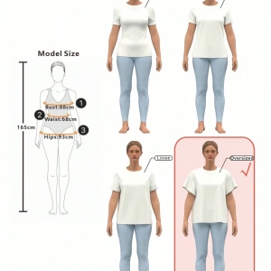 DAZY Harfli Grafik Yuvarlak Yaka Tişört Yaz