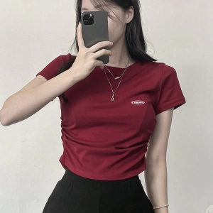 DAZY Kadın Kısa Kollu Tişört Harf Baskılı Yaz