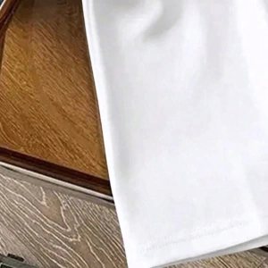 DAZY Kadın Mektup Baskılı Yuvarlak Yaka Kısa Kollu Rahat Bol Tişört