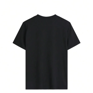 DAZY Kadın Yuvarlak Yaka Grafik Baskılı Tişört, Minimalist Moda Günlük Giyim