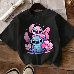DAZY Kadın Yuvarlak Yaka Grafik Baskılı Tişört, Minimalist Moda Günlük Giyim