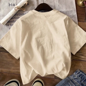 DAZY Kontrast Mektup Baskılı Raglan Kısa Kollu Tişört