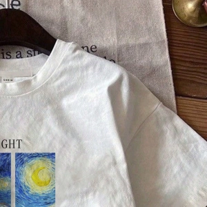 DAZY Kontrast Mektup Baskılı Raglan Kısa Kollu Tişört