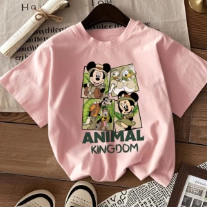 DAZY TOM AND JERRY X DAZY Bol Kesim Karikatür Baskılı Yuvarlak Yaka Kısa Kollu Kadın Tişörtü
