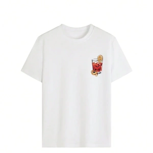 DAZY TOM AND JERRY X DAZY Bol Kesim Yuvarlak Yaka Mektup Baskılı Uzun Günlük Kadın Tişörtü