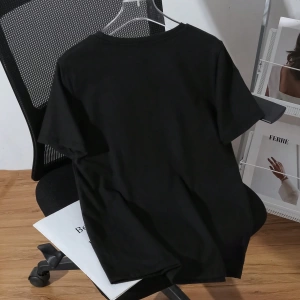 DAZY Yeni Bol Günlük Kelebek Baskılı Kadın Tişörtü, Yaz