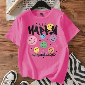 DAZY Yıldız ve Harf Grafik Kontrast Raglan Kollu Tişört Y2k