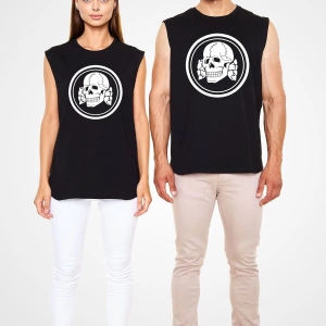 Death In June Siyah Kolsuz Tişört T-shirt