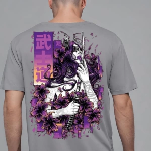 derzay  sırt baskılı oversize t-shırt