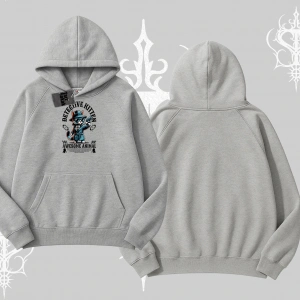 Detective Kitten Kedi Baskılı Kapşonlu Sweatshirt