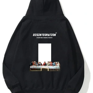 Disintegration Unisex Siyah Sweatshirt