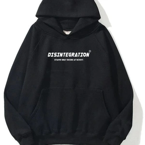 Disintegration Unisex Siyah Sweatshirt