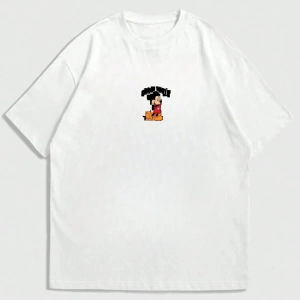 Disney Disney İşbirliği Mickey Mouse Erkek Rahat Karikatür Baskılı Kısa Kollu Tişört, Yaz