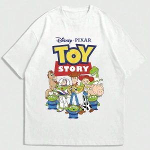 Disney Disney Monsters University Collab Erkek Günlük Karikatür Baskılı Kısa Kollu Tişört, Ya