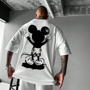 Disney Erkek Yuvarlak Yaka Kısa Kollu Tişört, Yaz İçin Moda