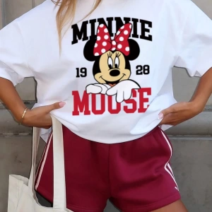 Disney  Kadın Yaz Basit Sevimli Disney Çizgi Film Karakteri Mickey Mous