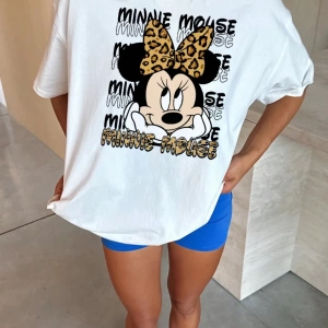Disney Kadın Yaz Basit Sevimli Disney Çizgi Film Karakteri Minnie Bas