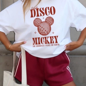 Disney Kadınlar için Basit ve Sevimli Disney Karikatür Mickey Mouse Baskıl