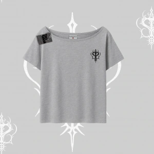 DJ Kedi Baskılı Müzik Temalı Kayık Yaka Tshirt