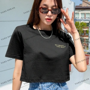 DO WHAT Baskılı Oversize Kalıp Unisex T-shirt