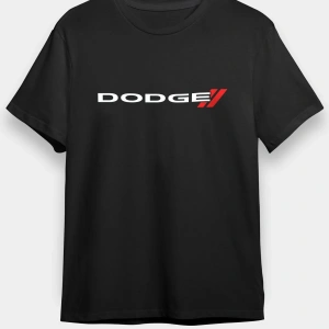 Dodge Siyah Unisex Tişört T-Shirt