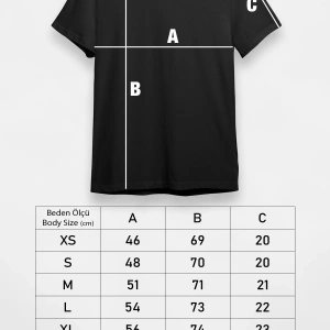 Dodge Siyah Unisex Tişört T-Shirt