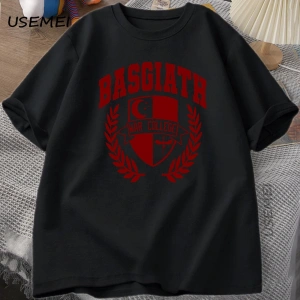 Dördüncü Kanat baskılı tişört Basgiath Savaş Koleji Ejderha Rider Bookish T Shirt Erkek Kadın 2987
