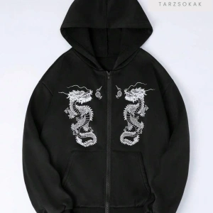 Double Dragons Sweatshirt Fermuarlı Hırka