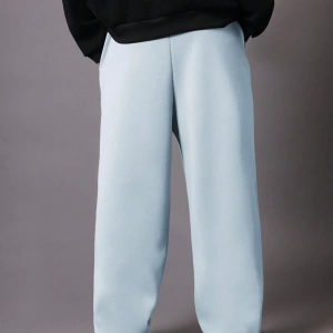 Drop Crotch Atletik Eşofman Altı Rahat Kesim Bol Jogger Pantolon İşlemeli Logo Kentsel