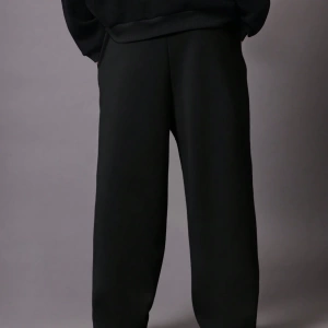 Drop Crotch Atletik Eşofman Altı Rahat Kesim Bol Jogger Pantolon İşlemeli Logo Kentsel