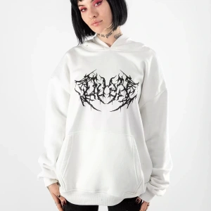 Dusk Baskılı Oversize Unisex Beyaz