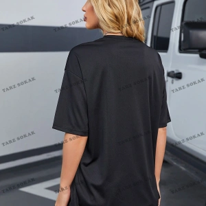 DÜZ  4 BASKISIZ Baskılı Oversize Kalıp Unisex T-shirt