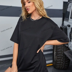 DÜZ  4 BASKISIZ Baskılı Oversize Kalıp Unisex T-shirt