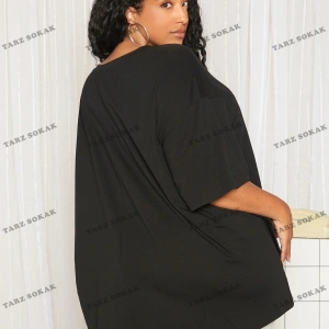 DÜZ  6 BASKISIZ Baskılı Oversize Kalıp Unisex T-shirt