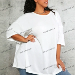 DÜZ  6 BASKISIZ Baskılı Oversize Kalıp Unisex T-shirt