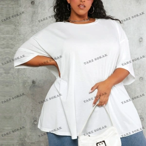 DÜZ  6 BASKISIZ Baskılı Oversize Kalıp Unisex T-shirt