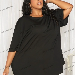 DÜZ  6 BASKISIZ Baskılı Oversize Kalıp Unisex T-shirt