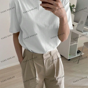 DÜZ  7 BASKISIZ Baskılı Oversize Kalıp Unisex T-shirt