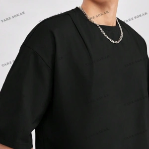 DÜZ ERKEK 3 BASKISIZ Baskılı Oversize Kalıp Unisex T-shirt