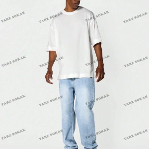 DÜZ ERKEK 4 BASKISIZ Baskılı Oversize Kalıp Unisex T-shirt